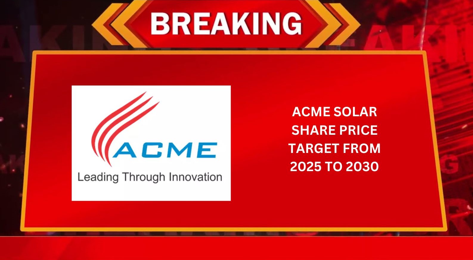 ACME Solar Share Price Target From 2025 to 2030