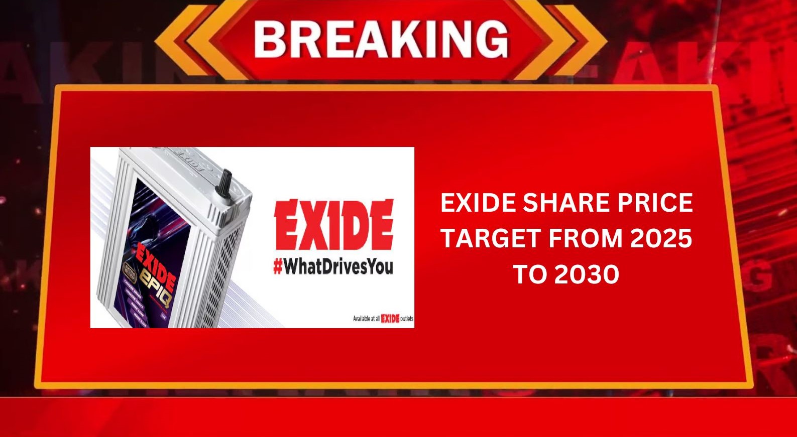 Exide Share Price Target From 2025 to 2030