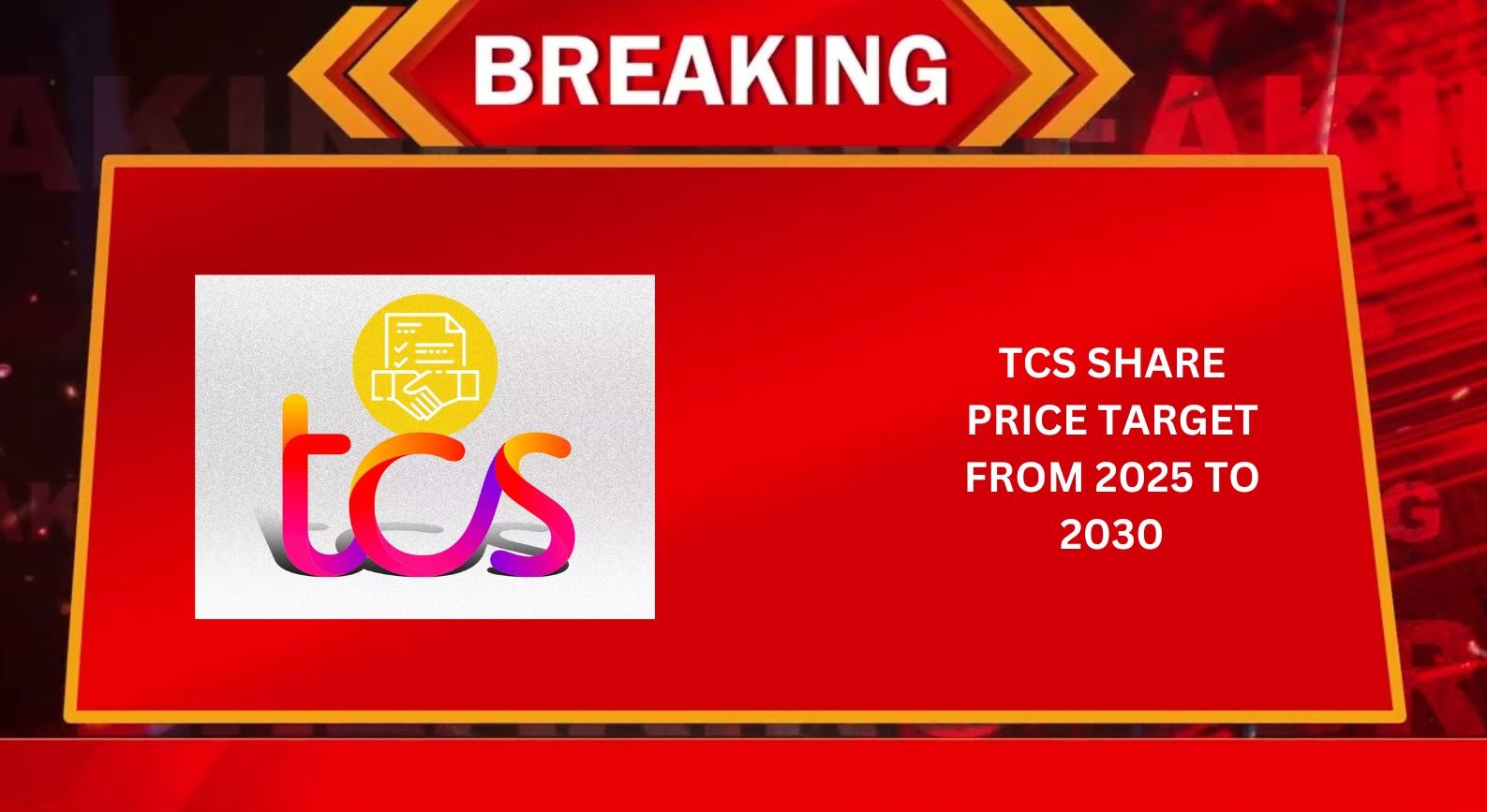 TCS Share Price Target From 2025 to 2030