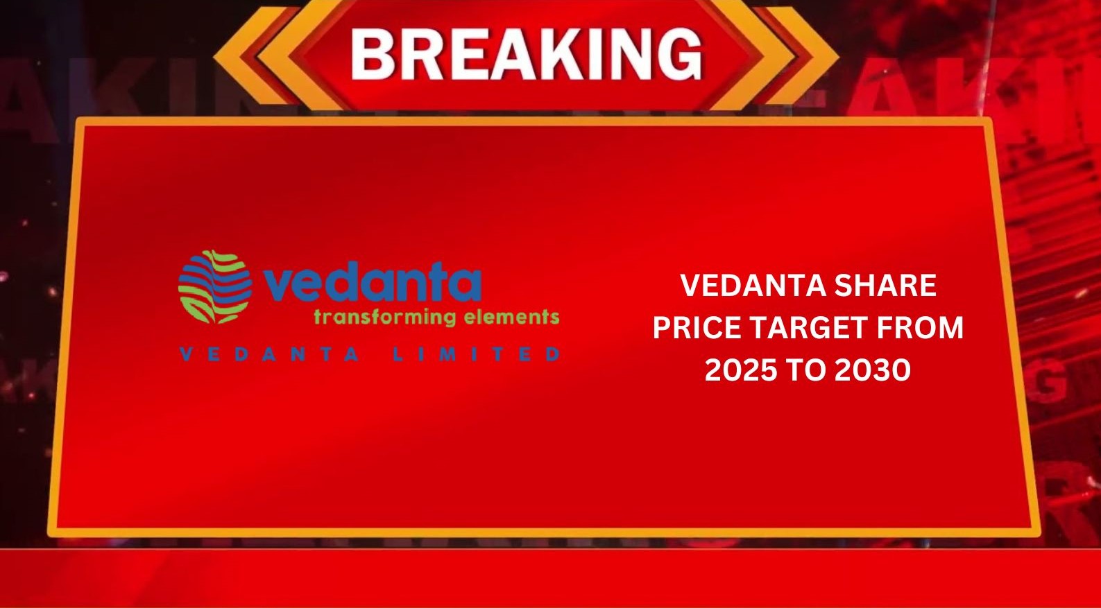 Vedanta Share Price Target From 2025 to 2030